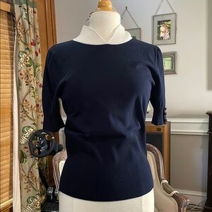 Emanuel Ungaro Dark Navy SS Sweater L